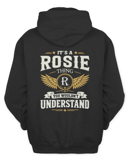 ROSIE KT06-M008 It’s a [NAME] Thing – You Wouldn’t Understand | Personalized Vintage T-Shirt - Unisex Hoodie - Black