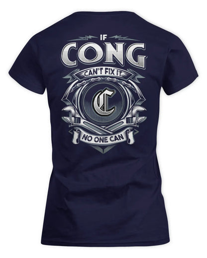CONG AP81-K4-626 - Personalized Ahmed Quote Apparel “If Ahmed Can't Fix It, No One Can” - Women's Standard T-Shirt - Navy