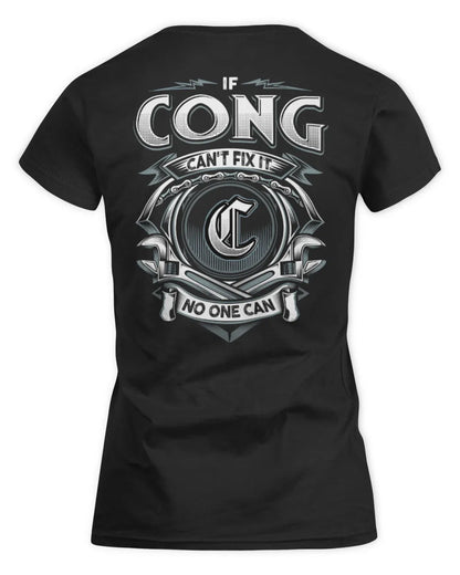 CONG AP81-K4-626 - Personalized Ahmed Quote Apparel “If Ahmed Can't Fix It, No One Can” - Women's Standard T-Shirt - Black