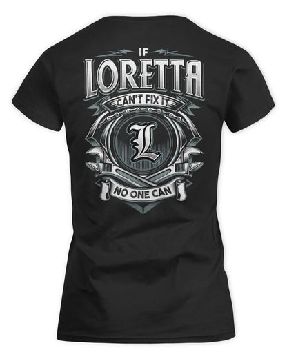 LORETTA AP81-K4-626 - Personalized Ahmed Quote Apparel “If Ahmed Can't Fix It, No One Can” - Women's Standard T-Shirt - Black