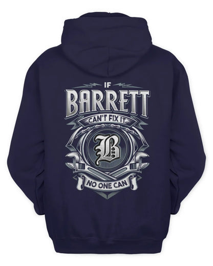 BARRETT AP81-K4-626 - Personalized Ahmed Quote Apparel “If Ahmed Can't Fix It, No One Can” - Unisex Hoodie - Navy