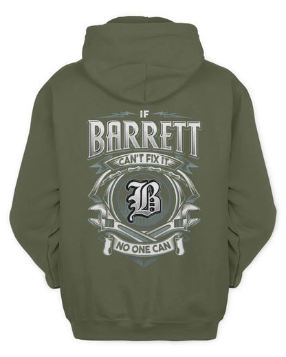 BARRETT AP81-K4-626 - Personalized Ahmed Quote Apparel “If Ahmed Can't Fix It, No One Can” - Unisex Hoodie - Military Green