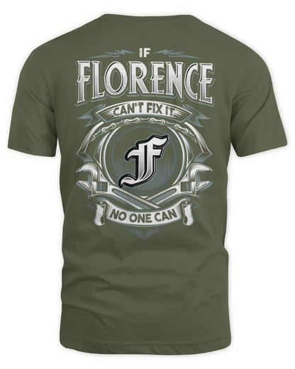 FLORENCE AP81-K4-626 - Personalized Ahmed Quote Apparel “If Ahmed Can't Fix It, No One Can” - Unisex Standard T-Shirt - Military Green