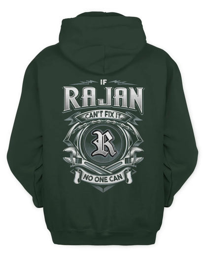 RAJAN AP81-K4-626 - Personalized Ahmed Quote Apparel “If Ahmed Can't Fix It, No One Can” - Unisex Hoodie - Forest Green