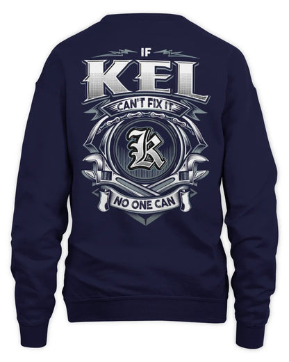 KEL AP81-K4-626 - Personalized Ahmed Quote Apparel “If Ahmed Can't Fix It, No One Can” - Unisex Sweatshirt - Navy