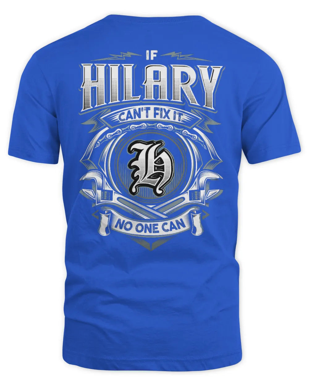 HILARY AP81-K4-626 - Personalized Ahmed Quote Apparel “If Ahmed Can't Fix It, No One Can” - Unisex Standard T-Shirt - Royal