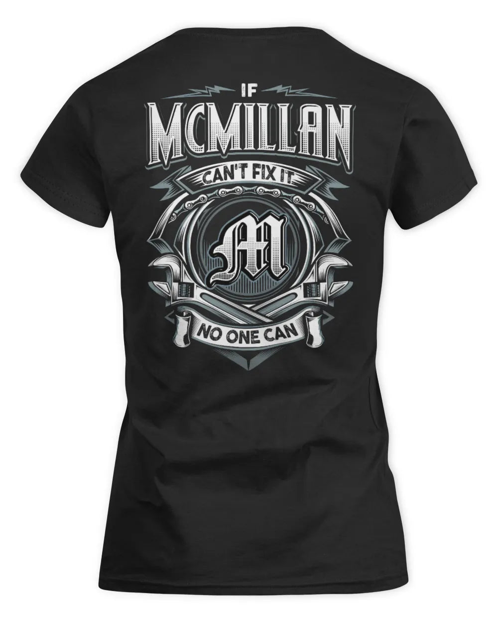 MCMILLAN AP81-K4-626 - Personalized Ahmed Quote Apparel “If Ahmed Can't Fix It, No One Can” - Women's Standard T-Shirt - Black