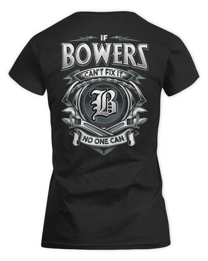 BOWERS AP81-K4-626 - Personalized Ahmed Quote Apparel “If Ahmed Can't Fix It, No One Can” - Women's Standard T-Shirt - Black