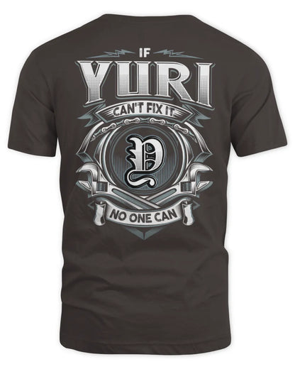 YURI AP81-K4-626 - Personalized Ahmed Quote Apparel “If Ahmed Can't Fix It, No One Can” - Unisex Standard T-Shirt - Dark Chocolate