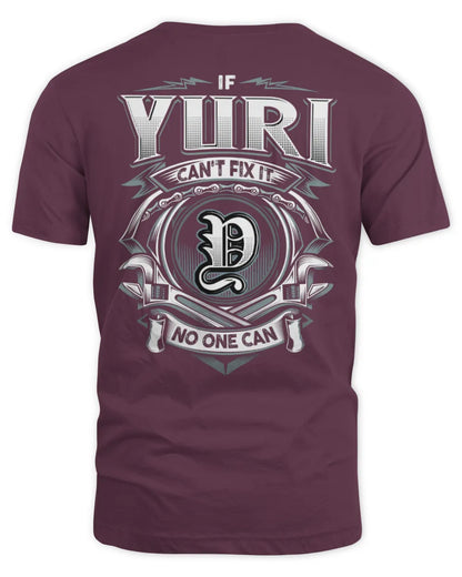 YURI AP81-K4-626 - Personalized Ahmed Quote Apparel “If Ahmed Can't Fix It, No One Can” - Unisex Standard T-Shirt - Maroon