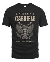 GABRIELE TP06-K82 – Personalized Classic Style Apparel “Team NAME Lifetime Member” - Unisex Standard T-Shirt - Black