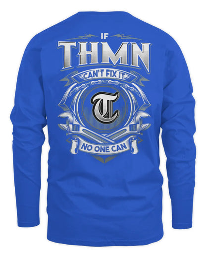 THMN AP81-K4-626 - Personalized Ahmed Quote Apparel “If Ahmed Can't Fix It, No One Can” - Men's Long Sleeved T-Shirt - Royal