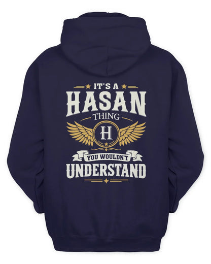 HASAN KT06-M008 It’s a [NAME] Thing – You Wouldn’t Understand | Personalized Vintage T-Shirt - Unisex Hoodie - Navy