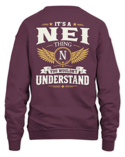 NEI KT06-M008 It’s a [NAME] Thing – You Wouldn’t Understand | Personalized Vintage T-Shirt - Unisex Sweatshirt - Maroon