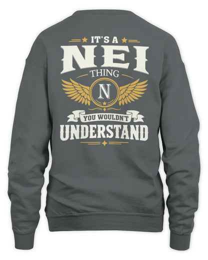 NEI KT06-M008 It’s a [NAME] Thing – You Wouldn’t Understand | Personalized Vintage T-Shirt - Unisex Sweatshirt - Charcoal