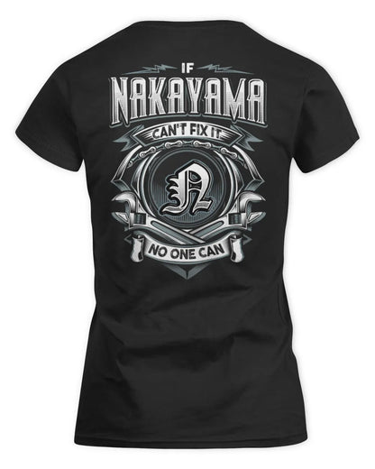 NAKAYAMA AP81-K4-626 - Personalized Ahmed Quote Apparel “If Ahmed Can't Fix It, No One Can” - Women's Standard T-Shirt - Black