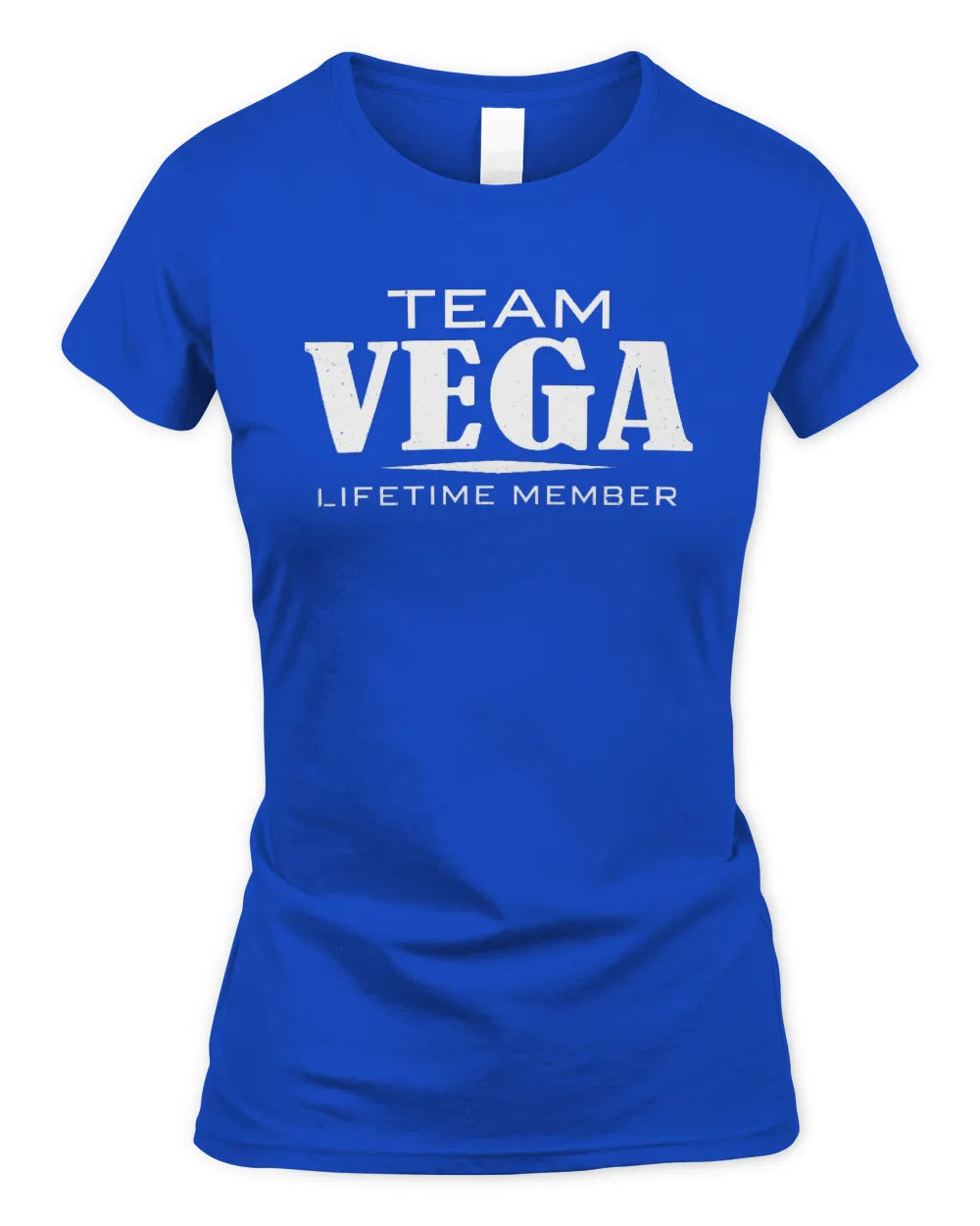 VEGA BL62-K4-128 - Personalized “Team NAME Lifetime Member” - Women's Standard T-Shirt - Royal