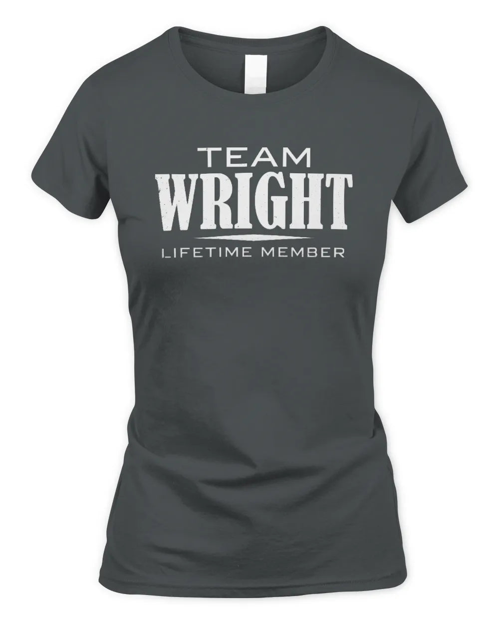 WRIGHT BL62-K4-128 - Personalized “Team AARON Lifetime Member” - Women's Standard T-Shirt - Charcoal