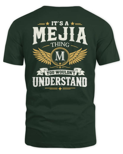 MEJIA KT06-M008 It’s a [NAME] Thing – You Wouldn’t Understand | Personalized Vintage T-Shirt - Unisex Standard T-Shirt - Forest Green