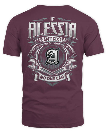 ALESSIA AP81-K4-626 - Personalized Ahmed Quote Apparel “If Ahmed Can't Fix It, No One Can” - Unisex Standard T-Shirt - Maroon