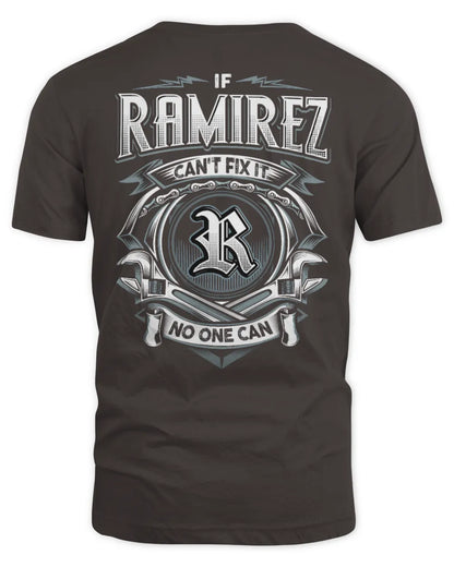 RAMIREZ AP81-K4-626 - Personalized Ahmed Quote Apparel “If Ahmed Can't Fix It, No One Can” - Unisex Standard T-Shirt - Dark Chocolate