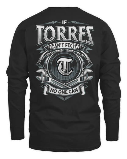 TORRES AP81-K4-626 - Personalized Ahmed Quote Apparel “If Ahmed Can't Fix It, No One Can” - Men's Long Sleeved T-Shirt - Black