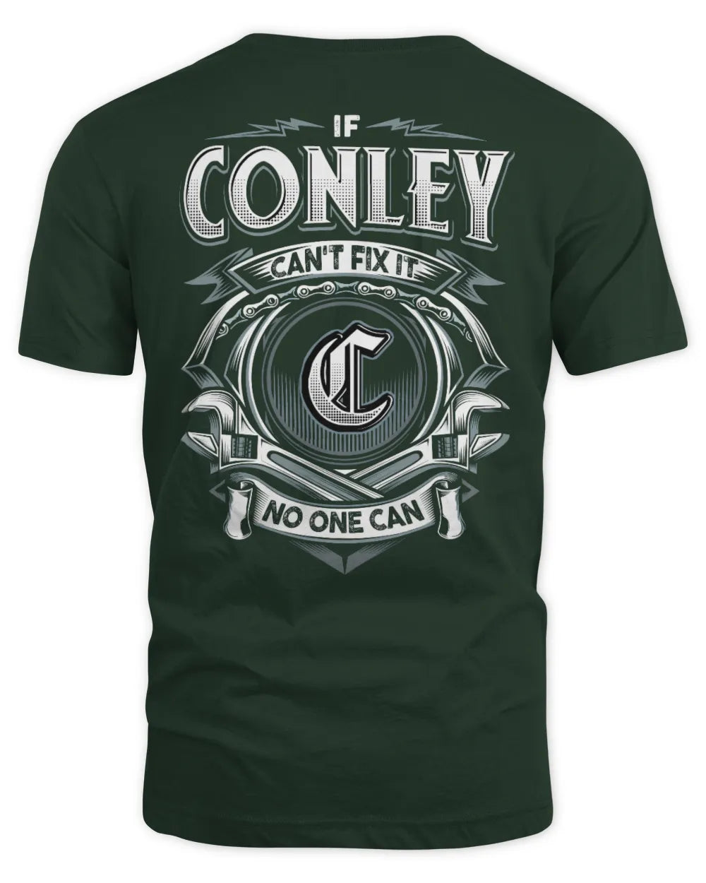 CONLEY AP81-K4-626 - Personalized Ahmed Quote Apparel “If Ahmed Can't Fix It, No One Can” - Unisex Standard T-Shirt - Forest Green