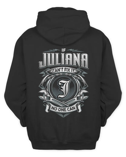 JULIANA AP81-K4-626 - Personalized Ahmed Quote Apparel “If Ahmed Can't Fix It, No One Can” - Unisex Hoodie - Black