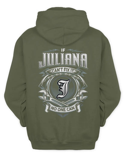 JULIANA AP81-K4-626 - Personalized Ahmed Quote Apparel “If Ahmed Can't Fix It, No One Can” - Unisex Hoodie - Military Green