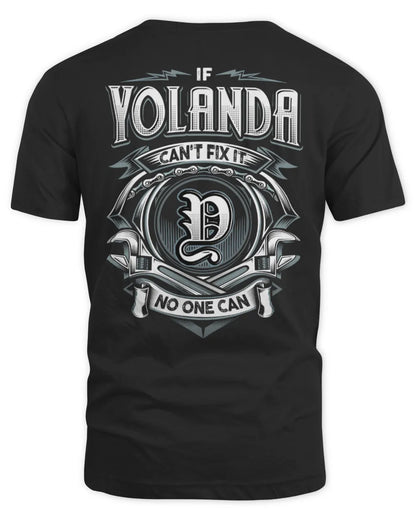 YOLANDA AP81-K4-626 - Personalized Ahmed Quote Apparel “If Ahmed Can't Fix It, No One Can” - Unisex Standard T-Shirt - Black
