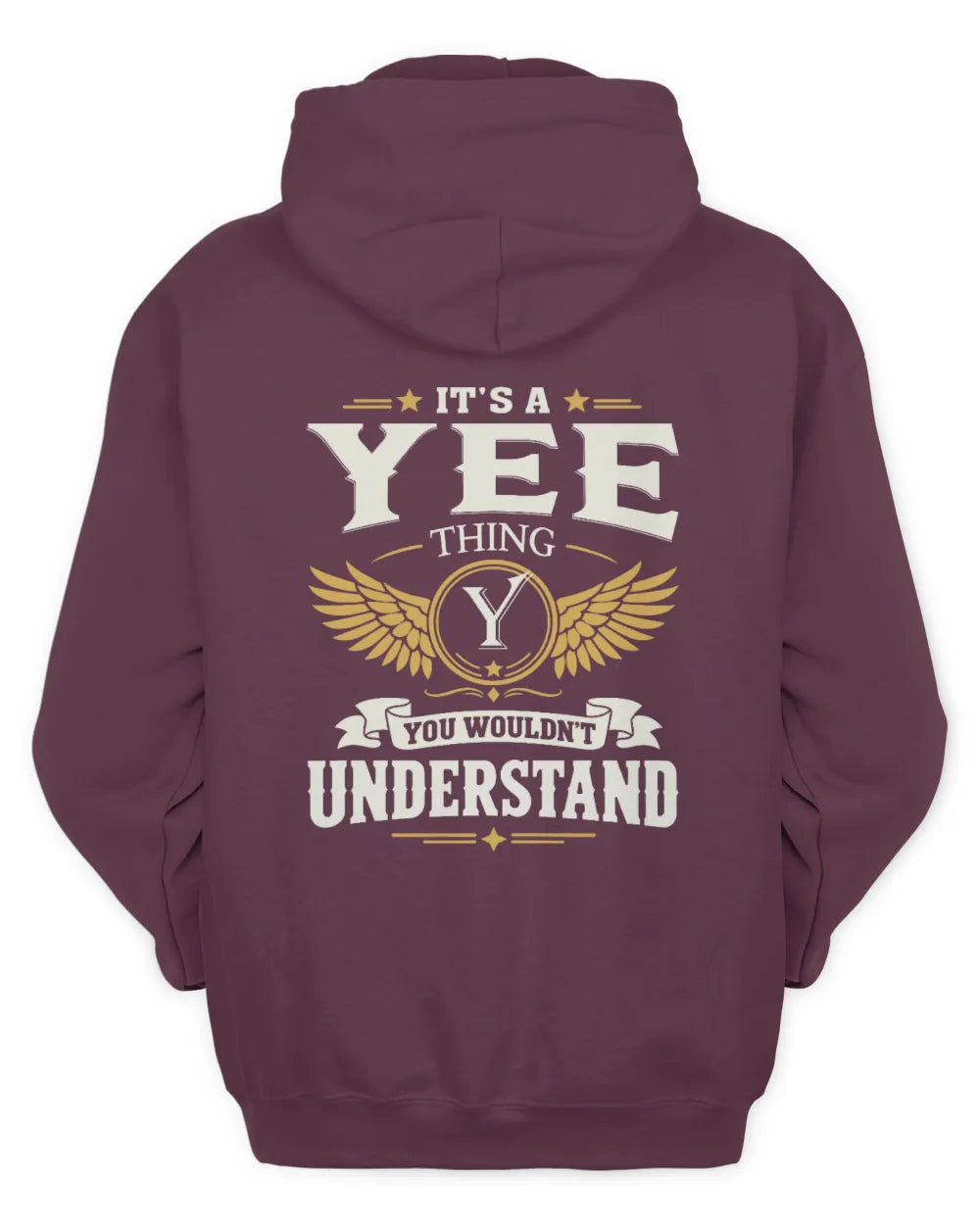 YEE KT06-M008 It’s a [NAME] Thing – You Wouldn’t Understand | Personalized Vintage T-Shirt - Unisex Hoodie - Maroon