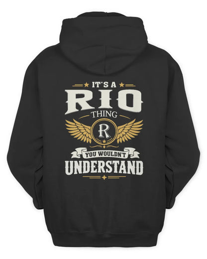 RIO KT06-M008 It’s a [NAME] Thing – You Wouldn’t Understand | Personalized Vintage T-Shirt - Unisex Hoodie - Black