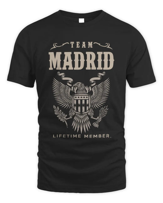 MADRID TP06-K82 – Personalized Classic Style Apparel “Team NAME Lifetime Member”