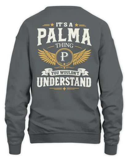PALMA KT06-M008 It’s a [NAME] Thing – You Wouldn’t Understand | Personalized Vintage T-Shirt - Unisex Sweatshirt - Charcoal