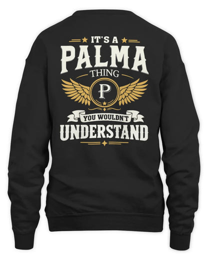 PALMA KT06-M008 It’s a [NAME] Thing – You Wouldn’t Understand | Personalized Vintage T-Shirt - Unisex Sweatshirt - Black