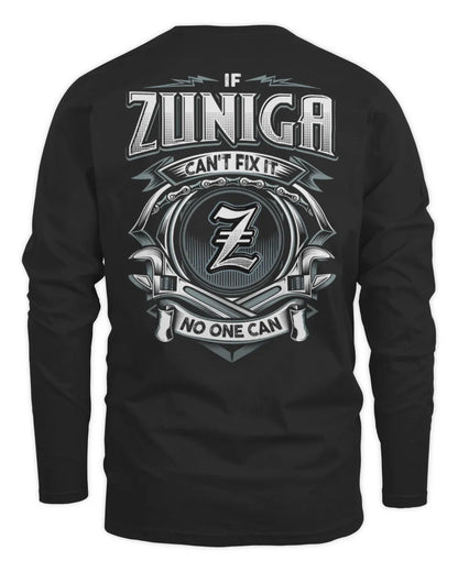 ZUNIGA AP81-K4-626 - Personalized Ahmed Quote Apparel “If Ahmed Can't Fix It, No One Can” - Men's Long Sleeved T-Shirt - Black