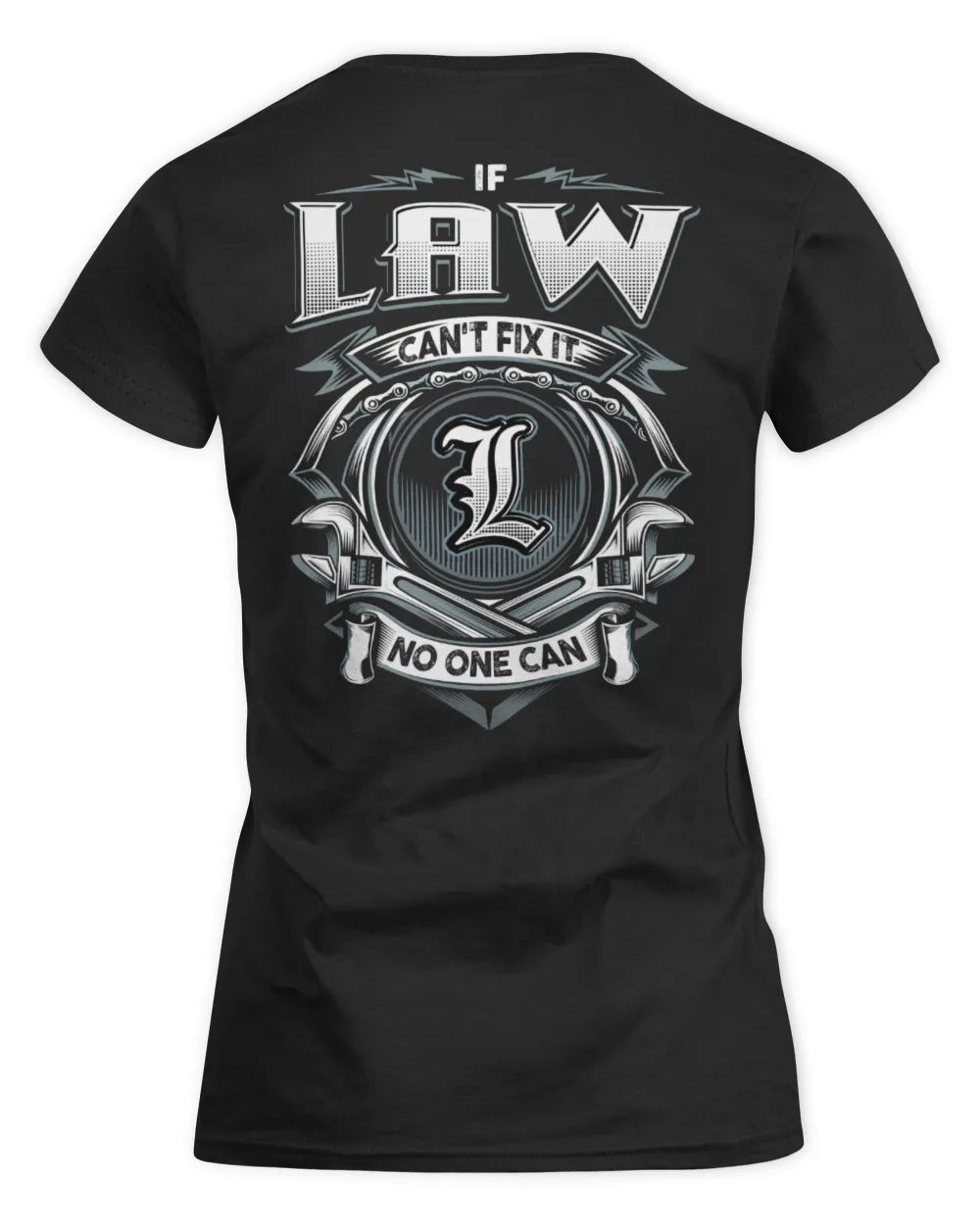 LAW AP81-K4-626 - Personalized Ahmed Quote Apparel “If Ahmed Can't Fix It, No One Can” - Women's Standard T-Shirt - Black