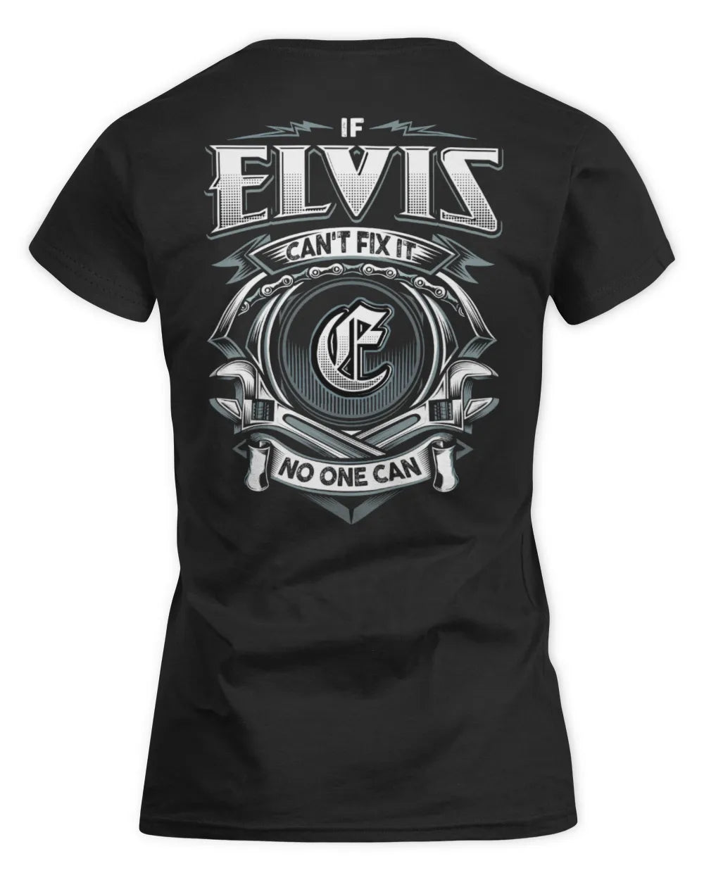 ELVIS AP81-K4-626 - Personalized Ahmed Quote Apparel “If Ahmed Can't Fix It, No One Can” - Women's Standard T-Shirt - Black