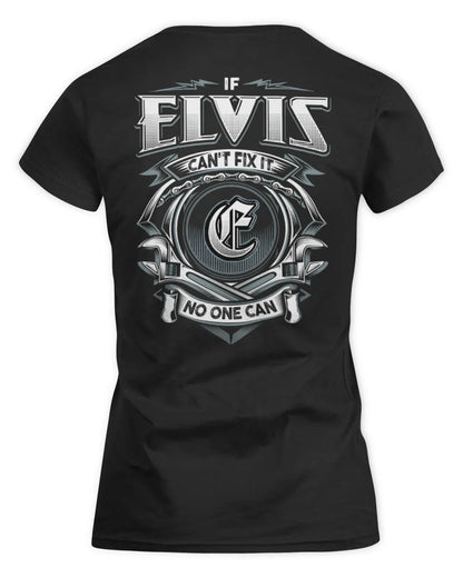 ELVIS AP81-K4-626 - Personalized Ahmed Quote Apparel “If Ahmed Can't Fix It, No One Can” - Women's Standard T-Shirt - Black