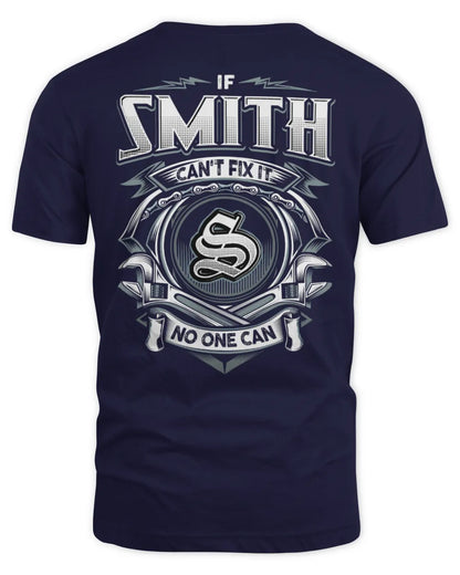 SMITH AP81-K4-626 - Personalized Ahmed Quote Apparel “If Ahmed Can't Fix It, No One Can” - Unisex Standard T-Shirt - Navy