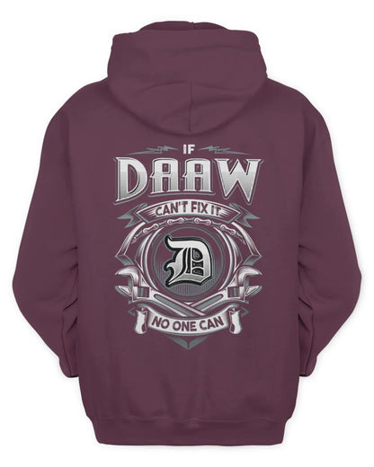 DAAW AP81-K4-626 - Personalized Ahmed Quote Apparel “If Ahmed Can't Fix It, No One Can” - Unisex Hoodie - Maroon