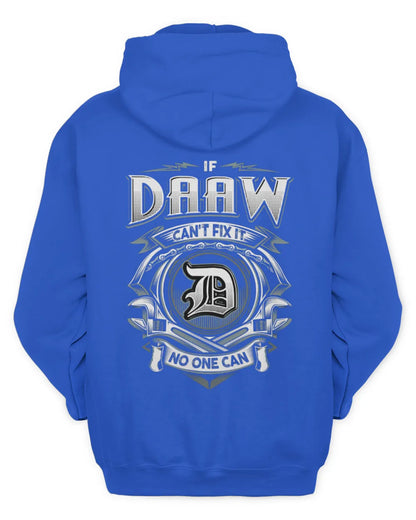 DAAW AP81-K4-626 - Personalized Ahmed Quote Apparel “If Ahmed Can't Fix It, No One Can” - Unisex Hoodie - Royal