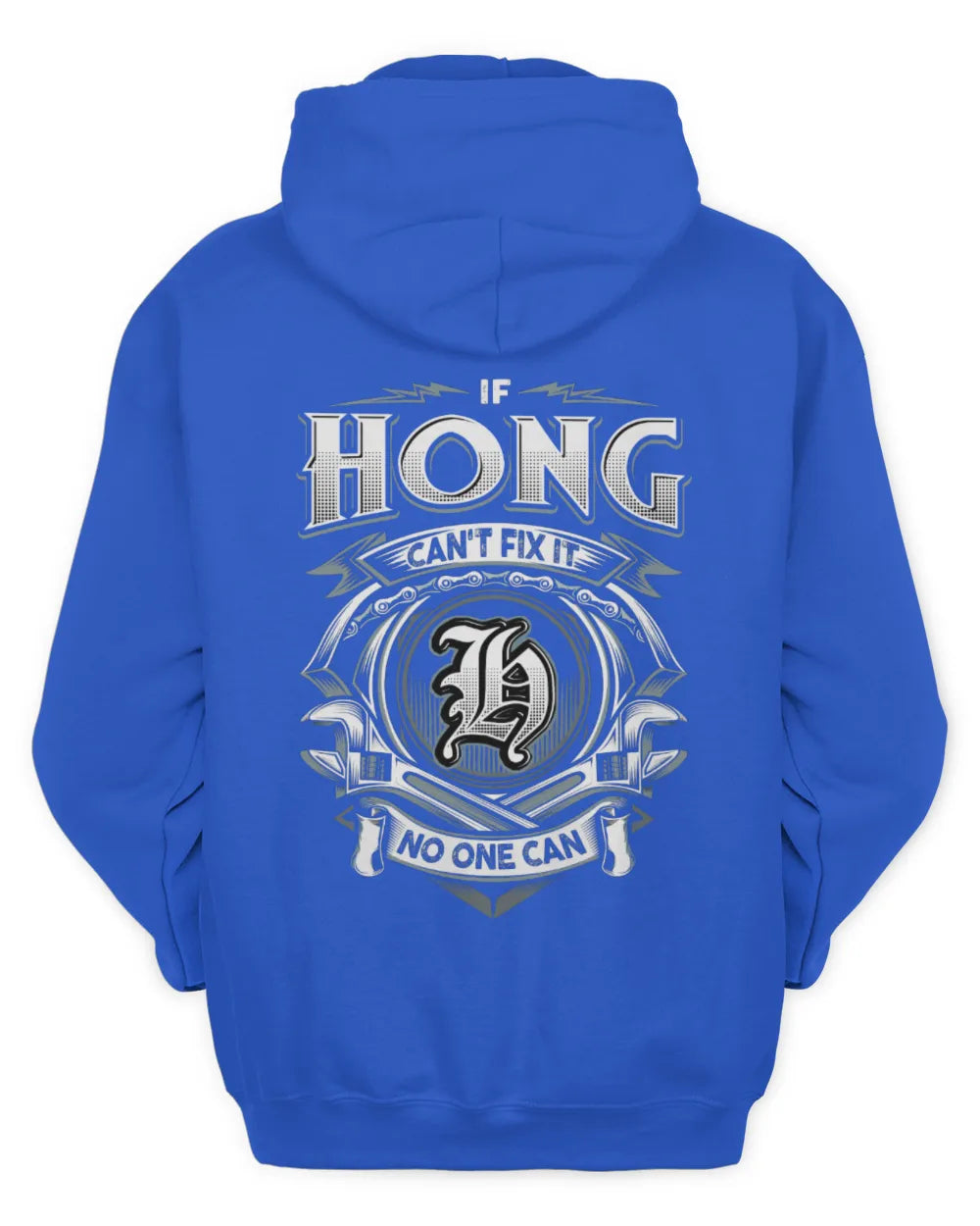 HONG AP81-K4-626 - Personalized Ahmed Quote Apparel “If Ahmed Can't Fix It, No One Can” - Unisex Hoodie - Royal