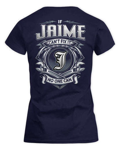 JAIME AP81-K4-626 - Personalized Ahmed Quote Apparel “If Ahmed Can't Fix It, No One Can” - Women's Standard T-Shirt - Navy