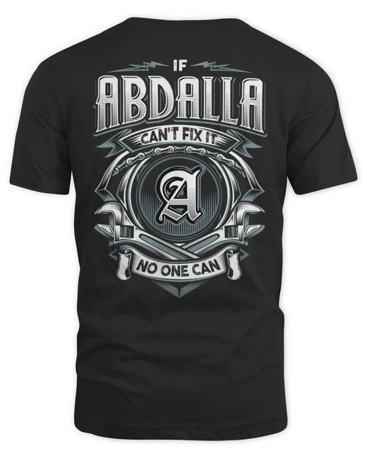 ABDALLA AP81-K4-626 - Personalized Ahmed Quote Apparel “If Ahmed Can't Fix It, No One Can”