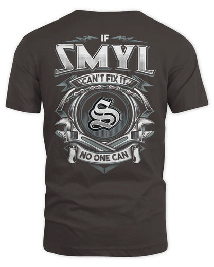 SMYL AP81-K4-626 - Personalized Ahmed Quote Apparel “If Ahmed Can't Fix It, No One Can” - Unisex Standard T-Shirt - Dark Chocolate