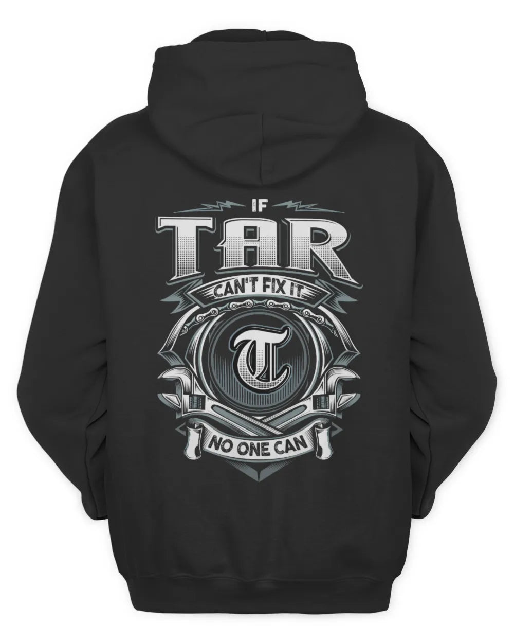 TAR AP81-K4-626 - Personalized Ahmed Quote Apparel “If Ahmed Can't Fix It, No One Can” - Unisex Hoodie - Black