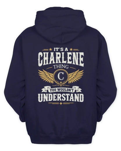 CHARLENE KT06-M008 It’s a [NAME] Thing – You Wouldn’t Understand | Personalized Vintage T-Shirt - Unisex Hoodie - Navy