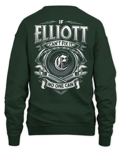 ELLIOTT AP81-K4-626 - Personalized Ahmed Quote Apparel “If Ahmed Can't Fix It, No One Can” - Unisex Sweatshirt - Forest Green