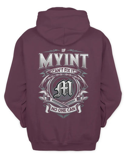 MYINT AP81-K4-626 - Personalized Ahmed Quote Apparel “If Ahmed Can't Fix It, No One Can” - Unisex Hoodie - Maroon